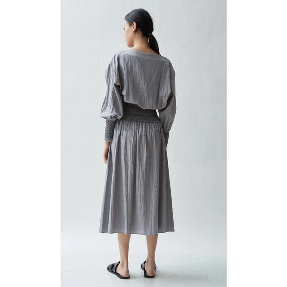 Toteme SAFARA COTTON SKIRT WITH SMOCK NWT Size Large - Picture 2 of 6